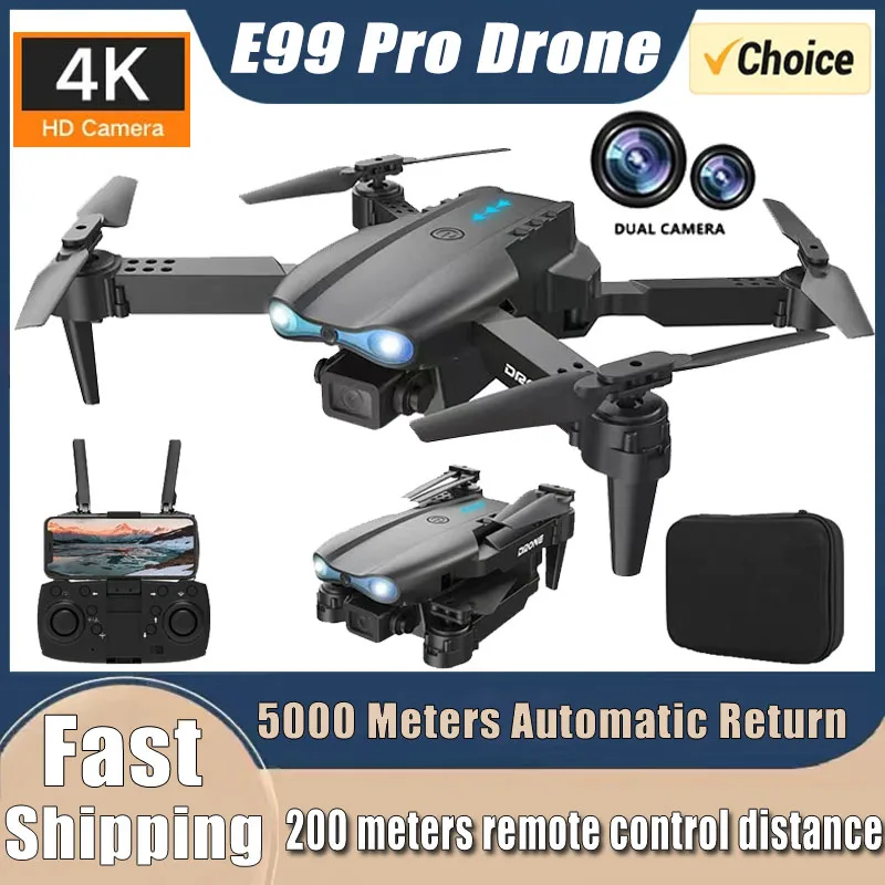 Drone Camera Wide Angle - Nuovo E99Pro RC Drone 4K Professinal