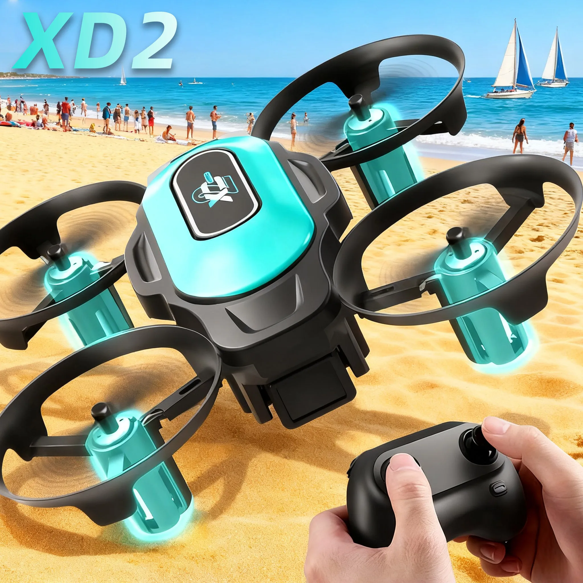 Drone Camera 4K - Mini Drone XD2, 360 ° Acrobazie