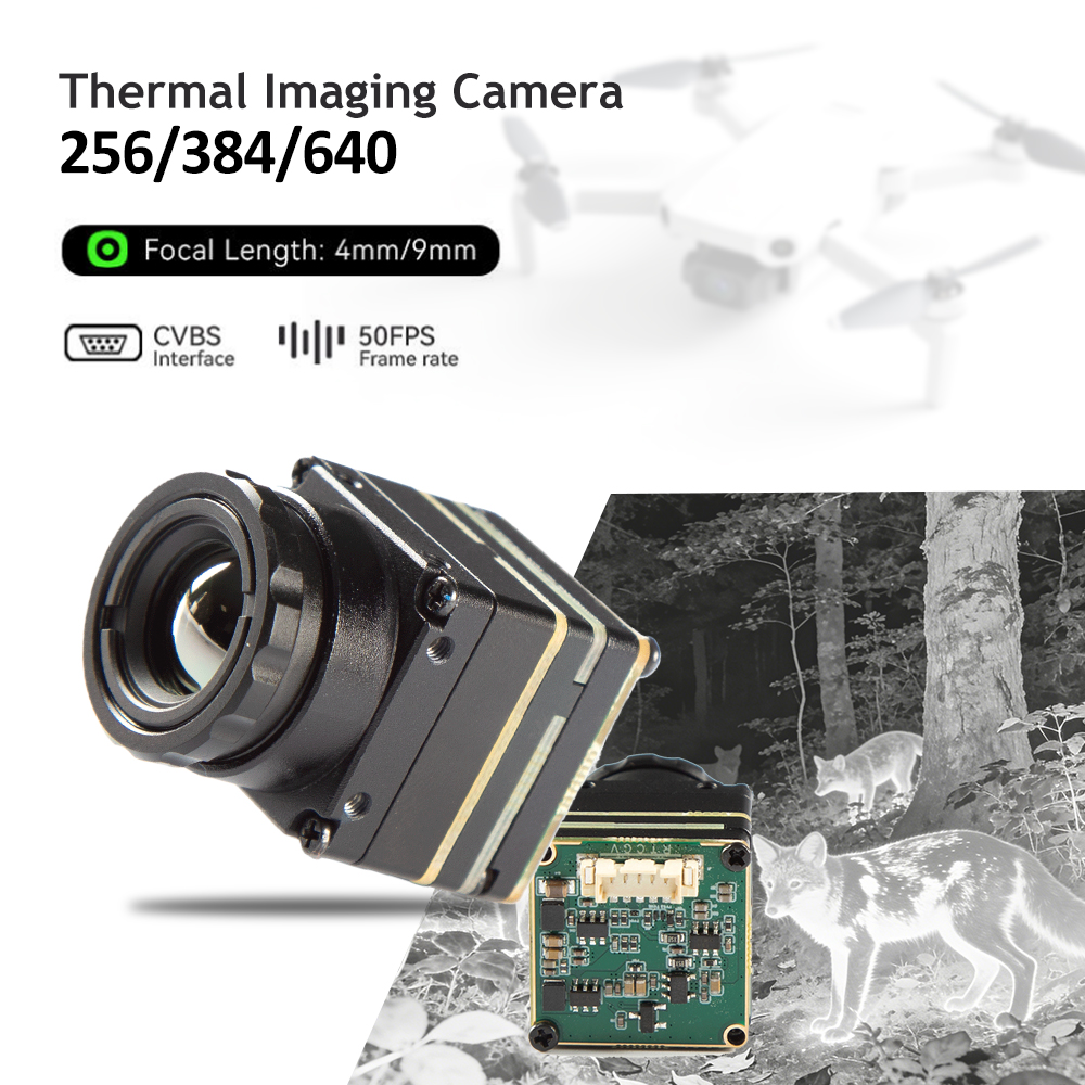 Drone Camera Thermal - Modulo Telecamera Termica 256*192/384*288/640*512 4MM/9MM con