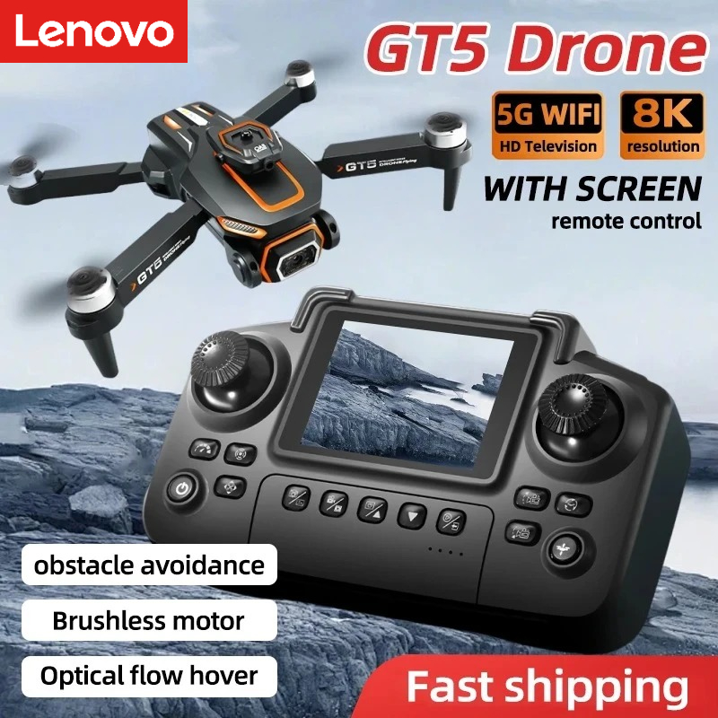Drone Camera Wide Angle - Drone Lenovo GT5 Mini 4K HD