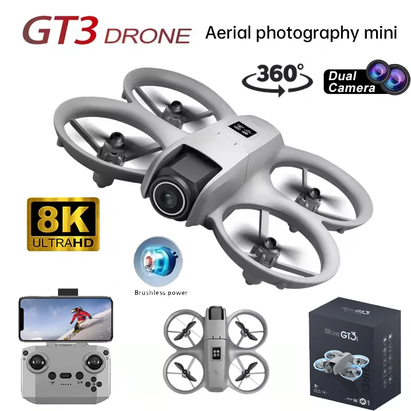 Drone Camera With Gimbal - Drone GT3 Originale con Fotocamera 8K