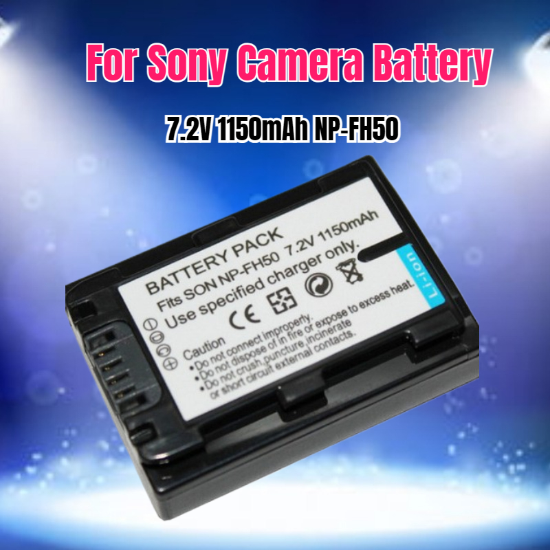 Drone Camera Action - Batteria per fotocamera NP-FH50 da 7,2