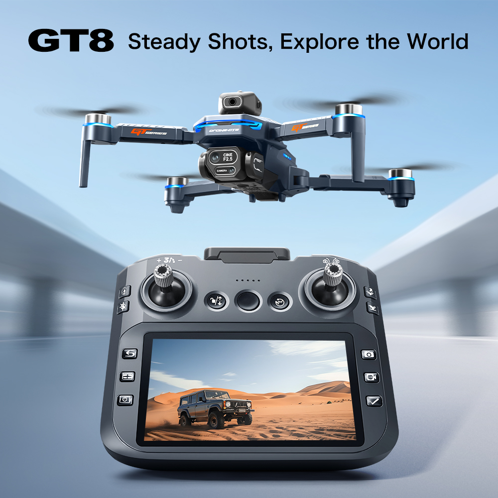 Drone Camera 4K - Drone aereo per evitare ostacoli GT8