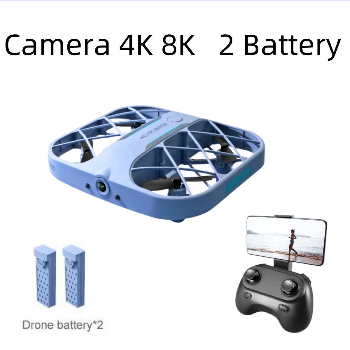 Drone Camera 4K - Drone RC JJRC H107 FPV con