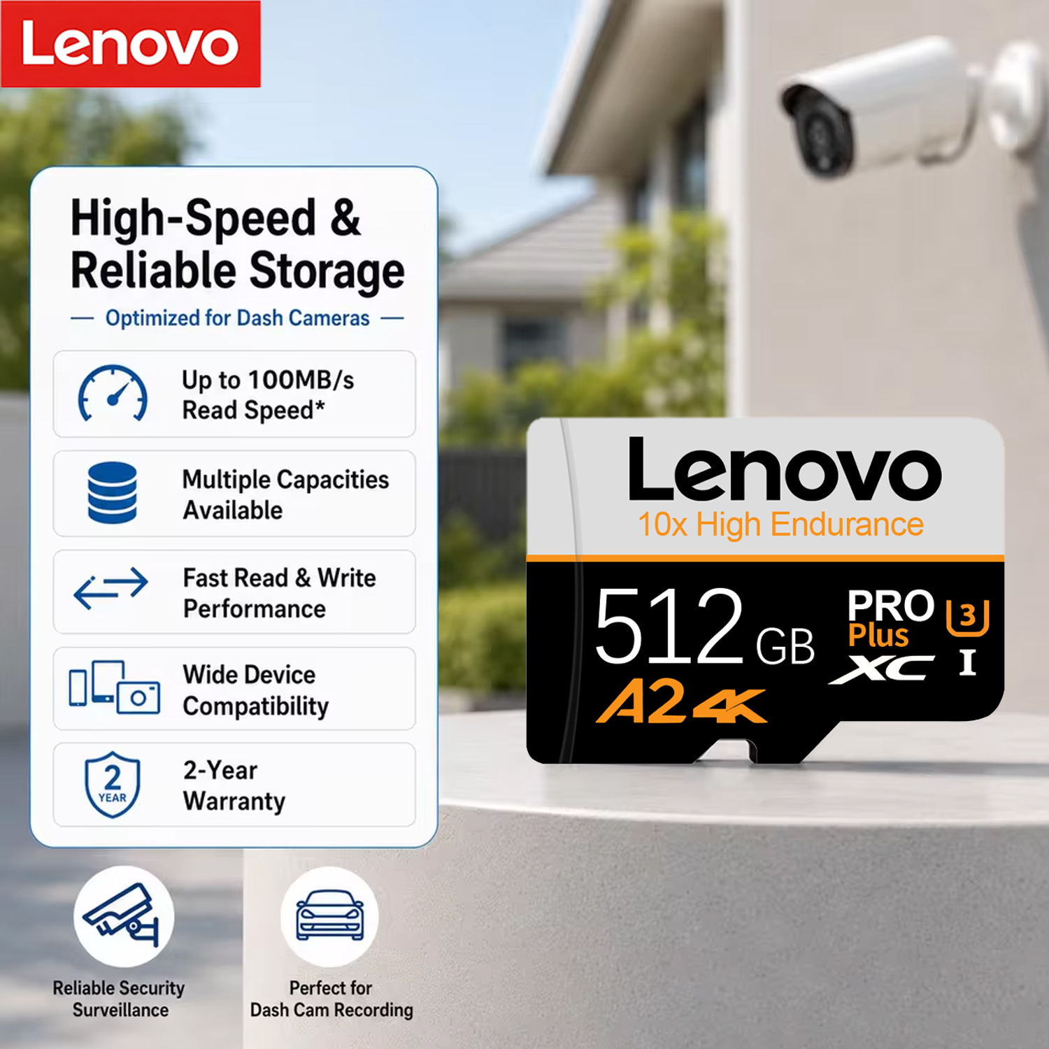 Drone Camera Waterproof - Scheda di memoria Lenovo Extreme Micro
