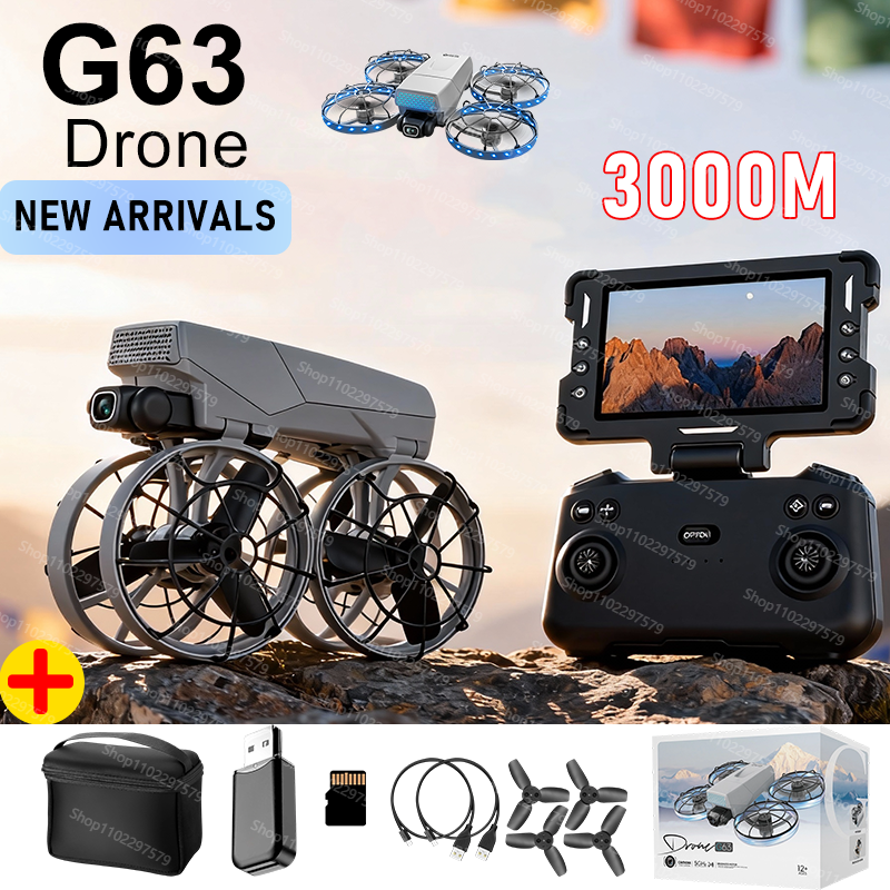 Drone Camera Vlog - G63 Drone 8K HD Doppia Fotocamera