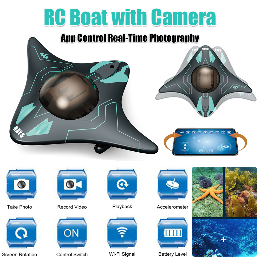 Barca RC con Telecamera e Cont - Drone Camera Waterproof recensione e prezzo