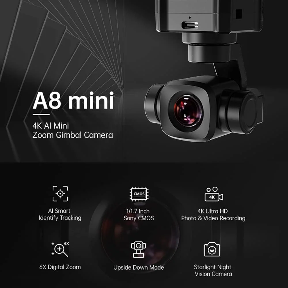 Fotocamera Gimbal SIYI A8 Mini - Drone Camera Vlog recensione e prezzo