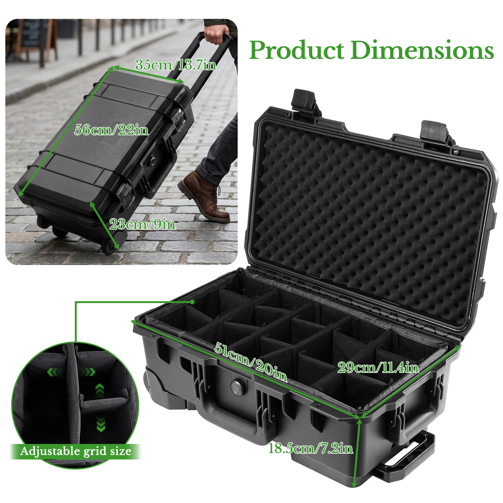 Valigia Professionale Grande e - Drone Camera Waterproof recensione e prezzo