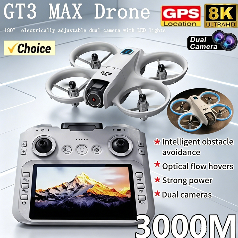 Drone RC 2026 GT3Max HD 8K con - Drone Camera Wide Angle recensione e prezzo