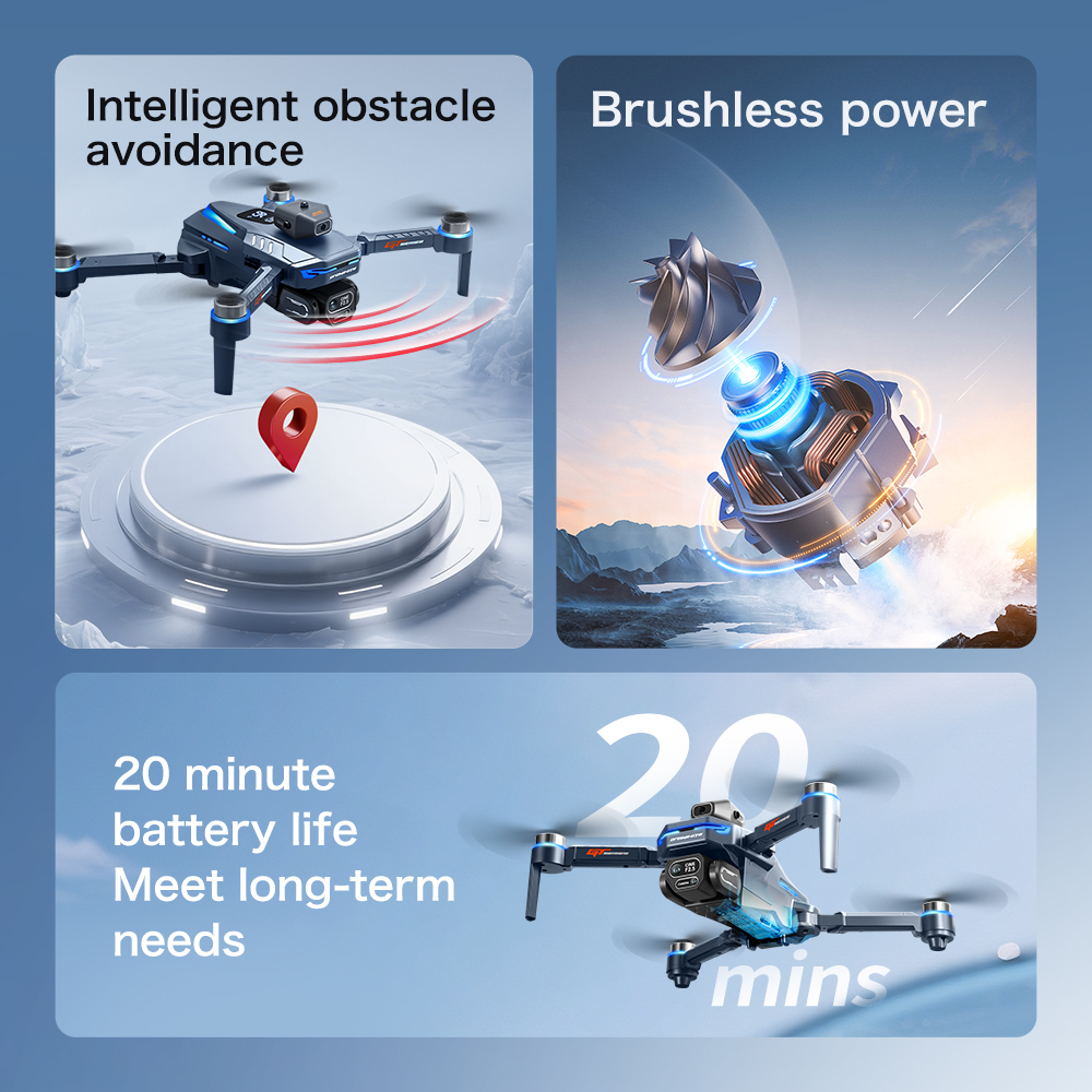 Drone Pieghevole GT8 Max con D - Drone Camera Night Vision recensione e prezzo