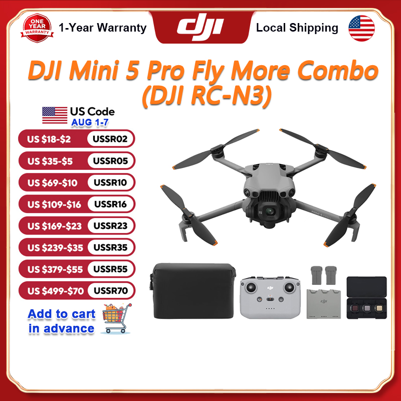 DJI Mini 5 Pro Fly More Combo  - Drone Camera Vlog recensione e prezzo