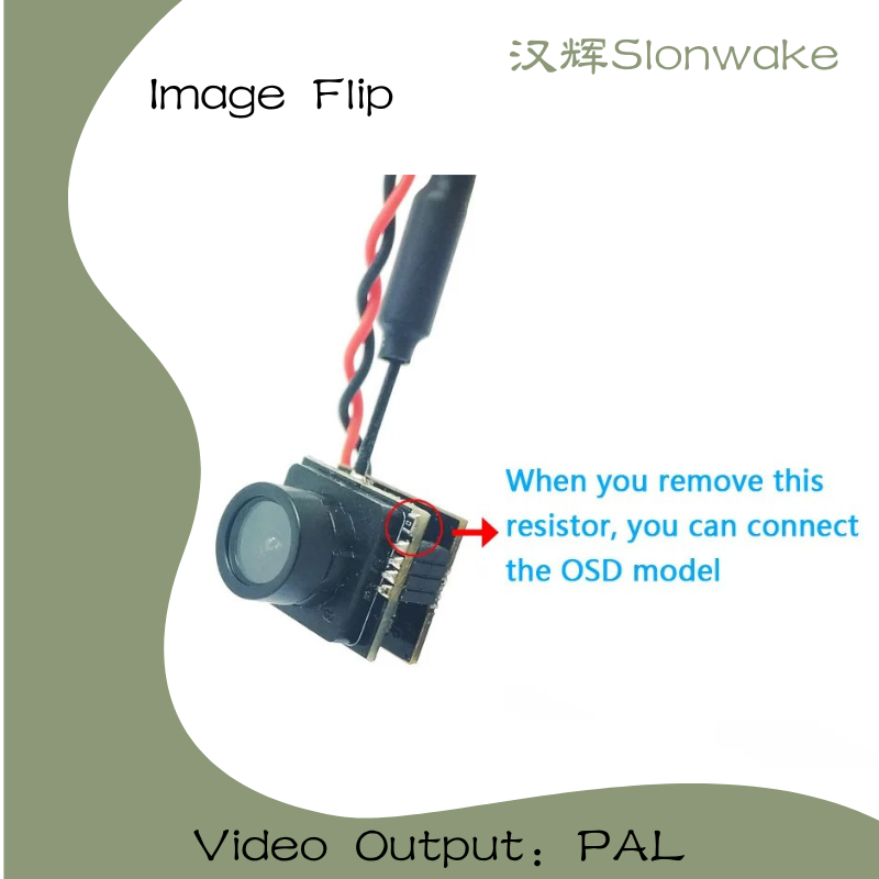 Slonwake 5.8G 48CH 25mW FPV VT - Drone Camera Wide Angle recensione e prezzo