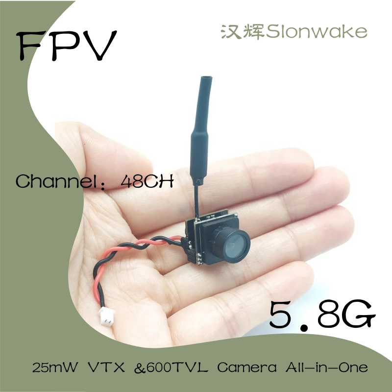 Slonwake 5.8G 48CH 25mW FPV VT - Drone Camera Wide Angle recensione e prezzo