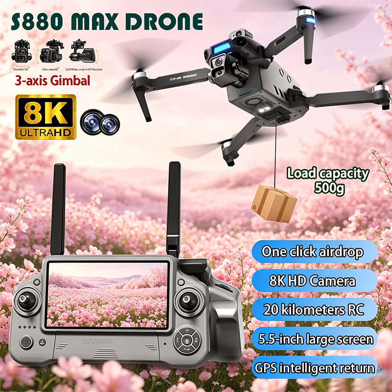 Nuovo Drone 2026 con Doppia Fo - Drone Camera With Gimbal recensione e prezzo