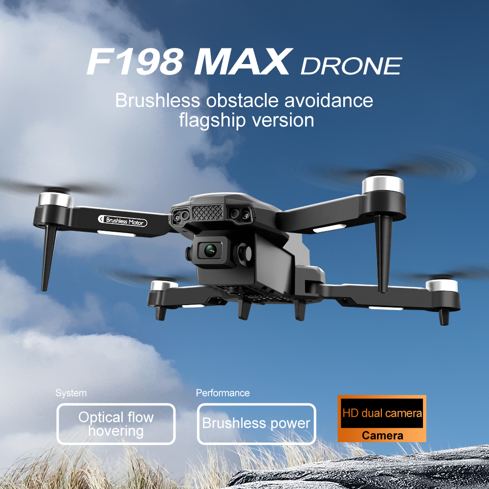 Nuovo F198 Drone Professionale - Drone Camera Wide Angle recensione e prezzo