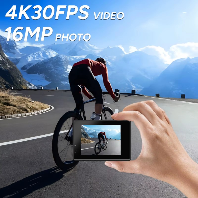 Telecamera per Casco Dual Scre - Drone Camera Action recensione e prezzo