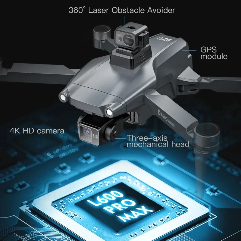 L600 PRO MAX GPS Drone Profess - Drone Camera Wide Angle recensione e prezzo
