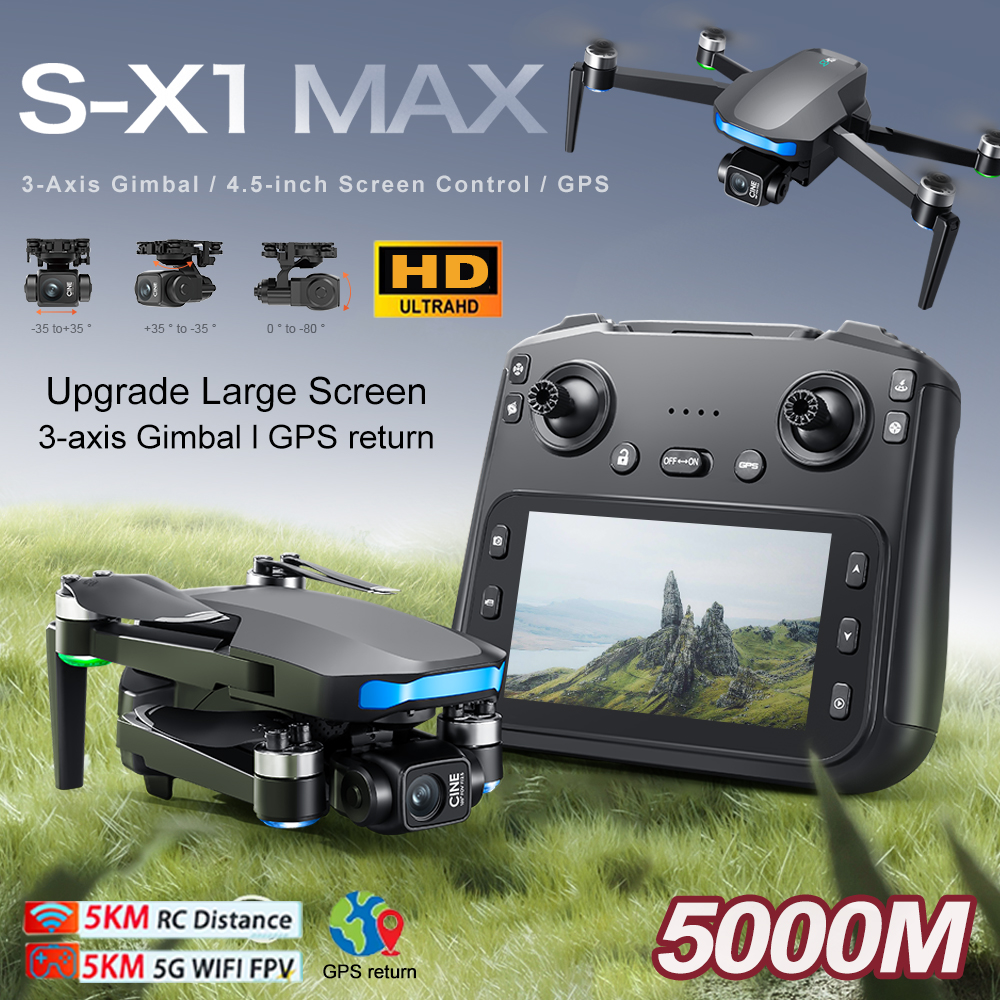 Nuovo Drone S-X1 MAX GPS 8K Pr - Drone Camera Professional recensione e prezzo